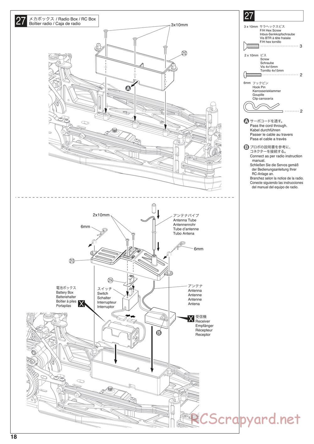 Kyosho - Scorpion XXL Nitro - Manual - Page 18