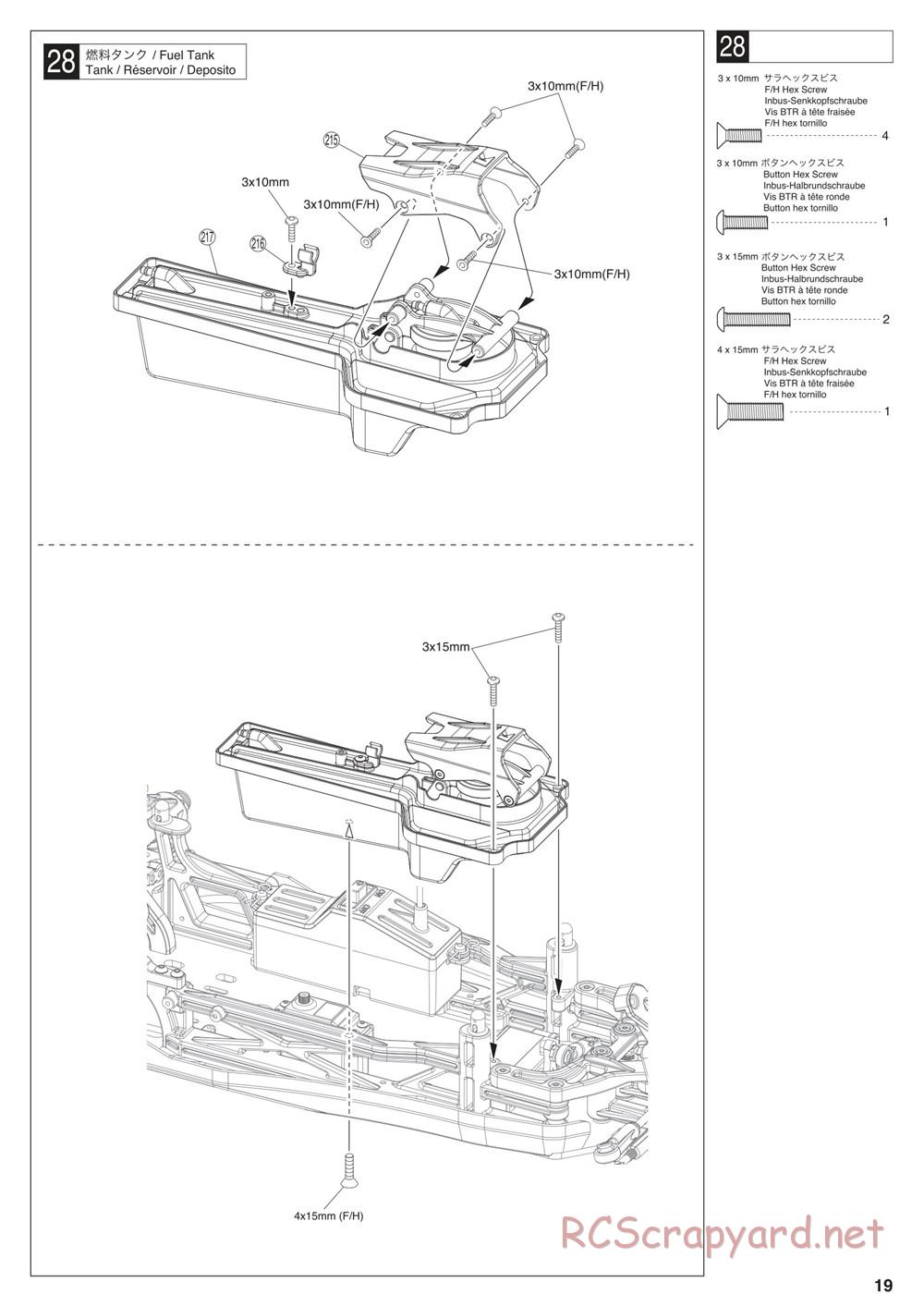 Kyosho - Scorpion XXL Nitro - Manual - Page 19