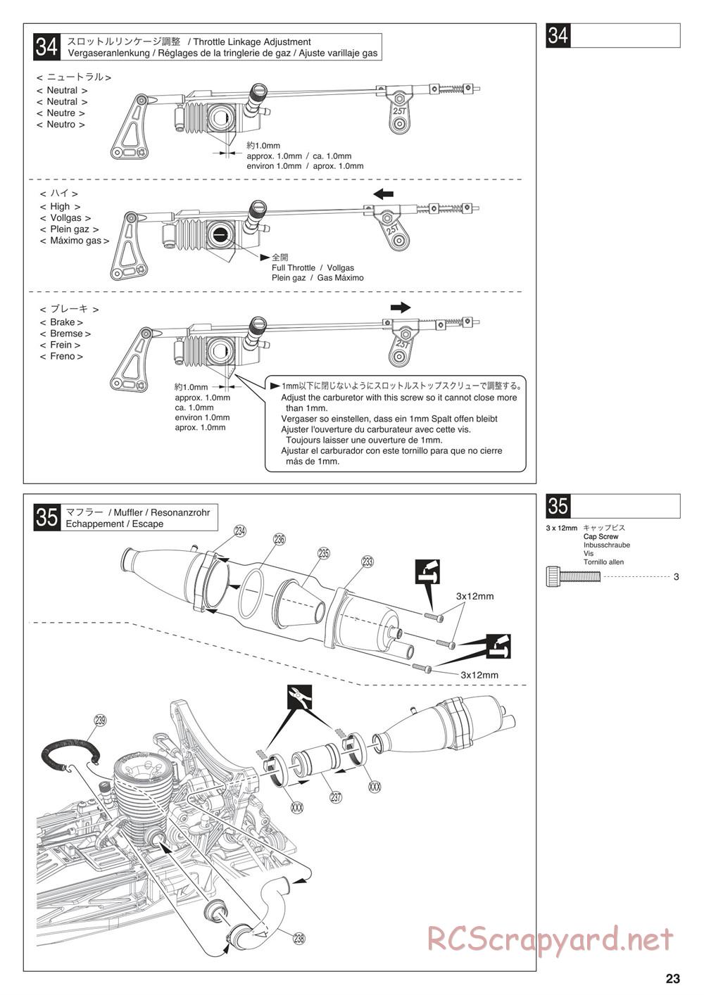 Kyosho - Scorpion XXL Nitro - Manual - Page 23