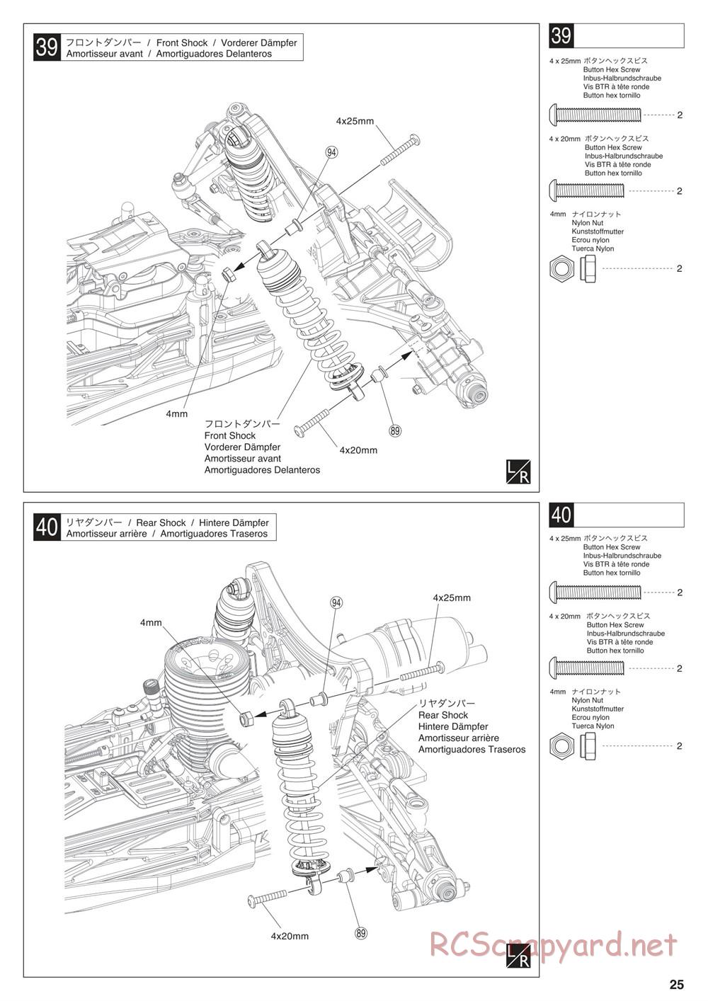 Kyosho - Scorpion XXL Nitro - Manual - Page 25