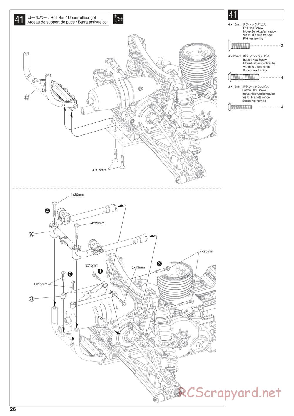 Kyosho - Scorpion XXL Nitro - Manual - Page 26