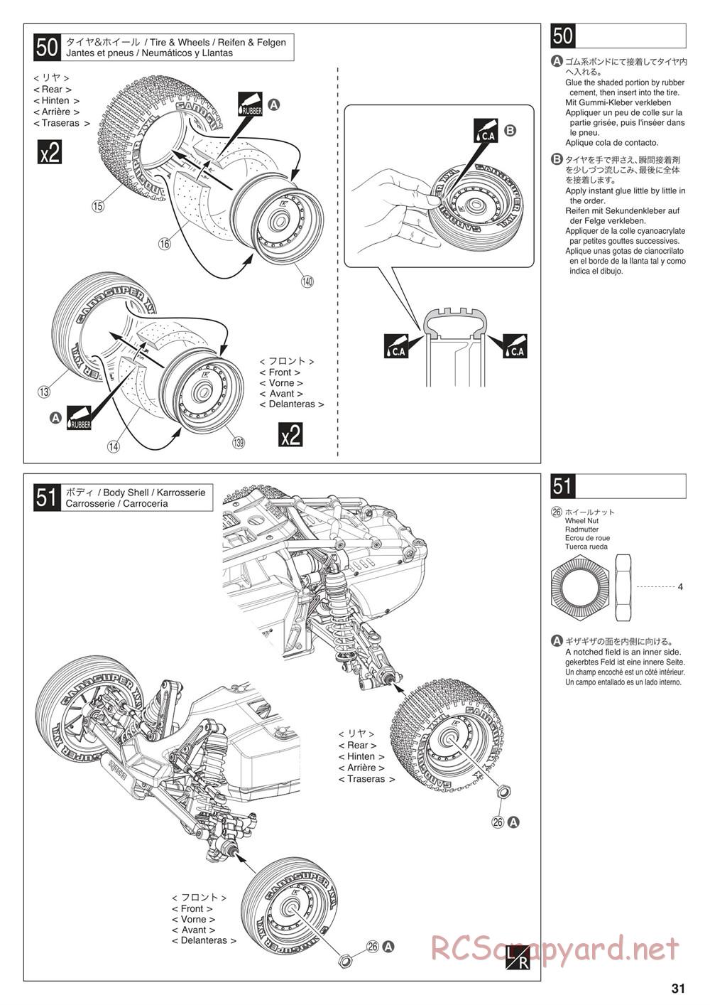 Kyosho - Scorpion XXL Nitro - Manual - Page 31