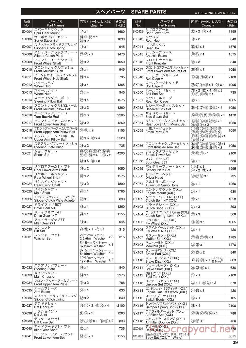 Kyosho - Scorpion XXL Nitro - Manual - Page 38