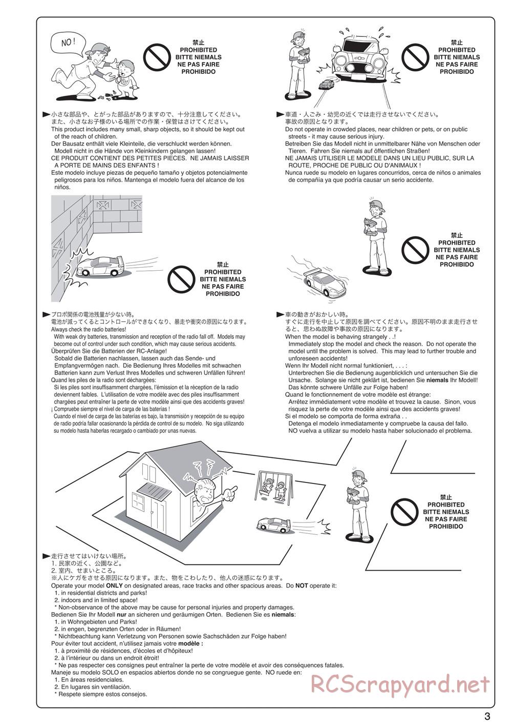 Kyosho - Scorpion XXL Nitro - Manual - Page 3