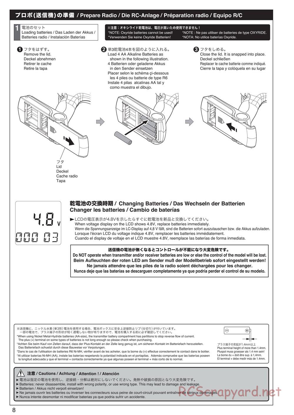 Kyosho - Scorpion XXL Nitro - Manual - Page 8