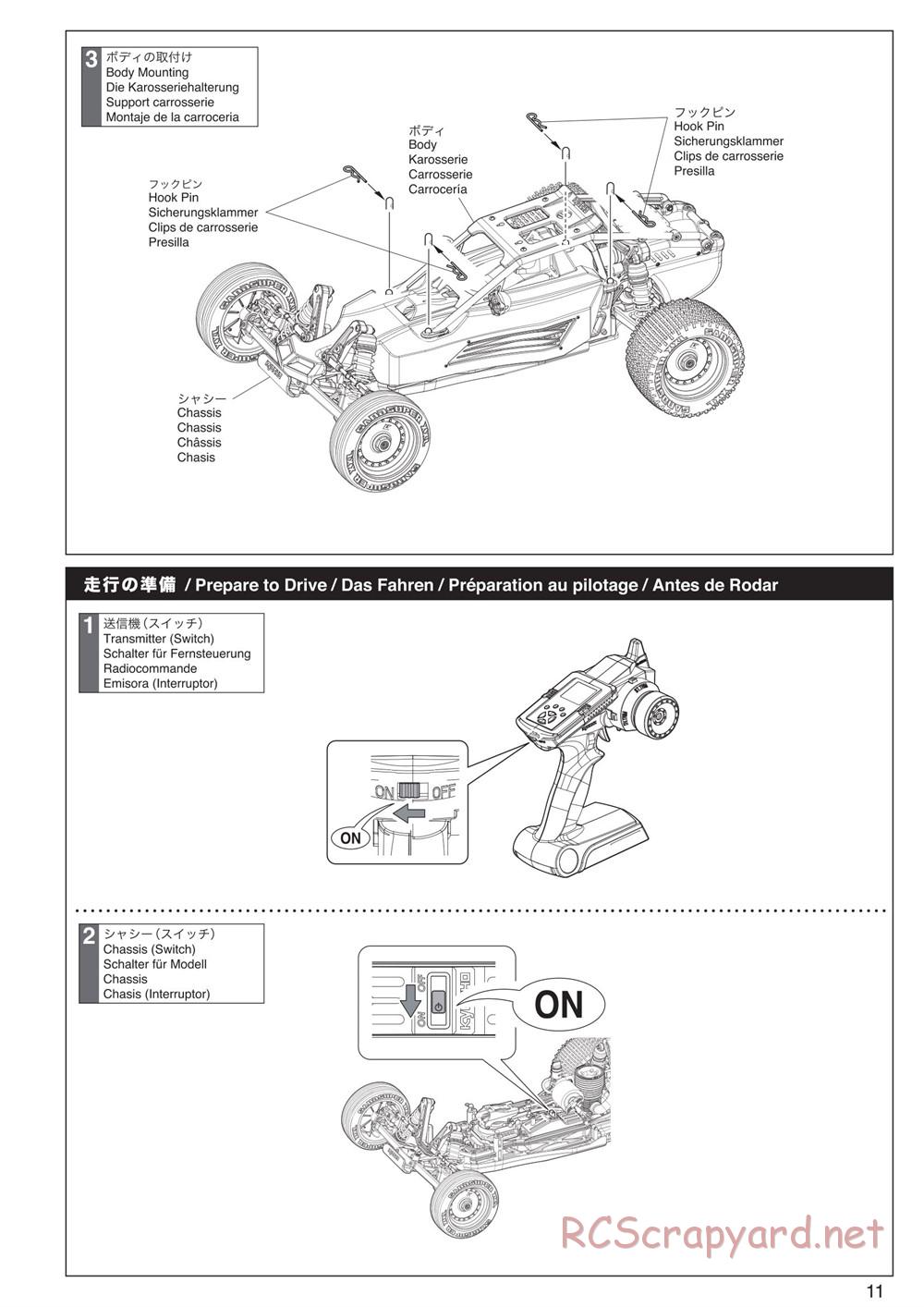 Kyosho - Scorpion XXL Nitro - Manual - Page 11