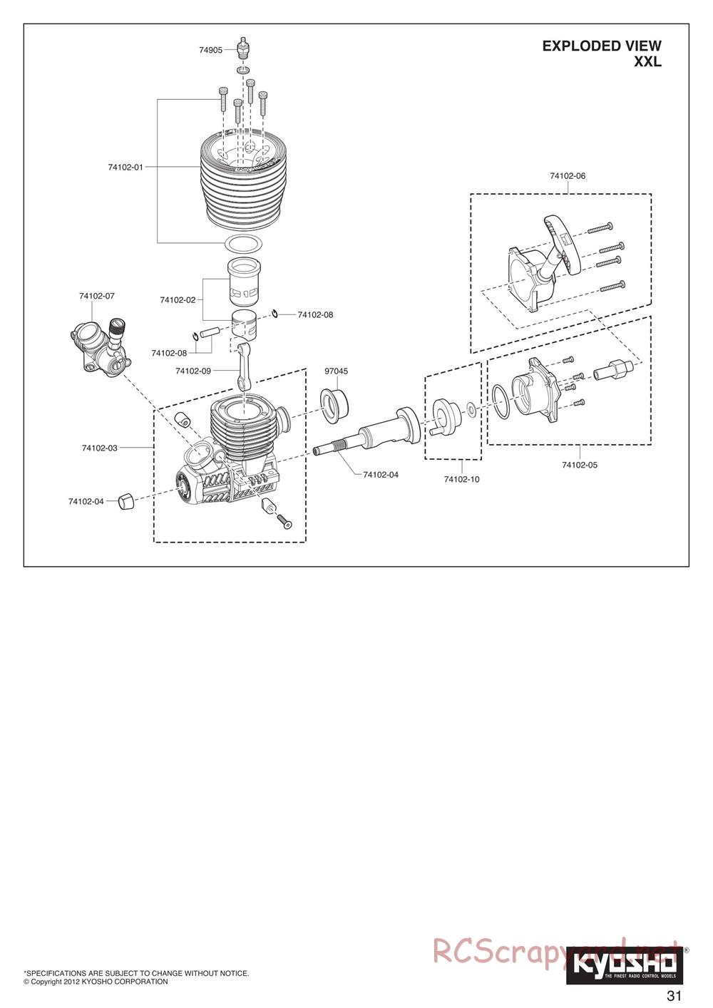 Kyosho - Scorpion XXL Nitro - Manual - Page 31