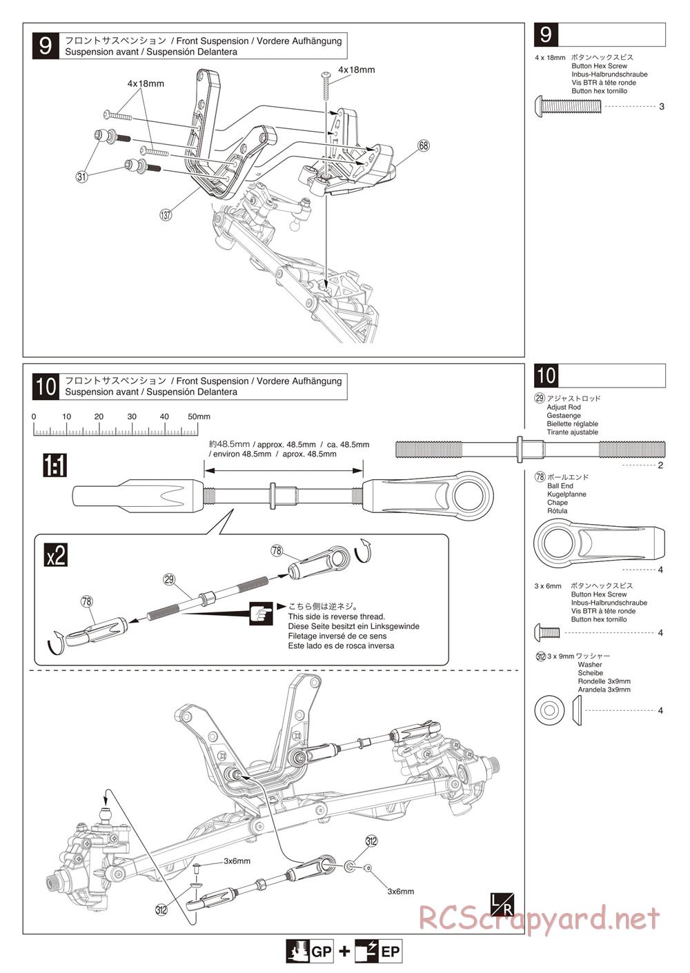 Kyosho - Scorpion B-XXL GP - Manual - Page 9