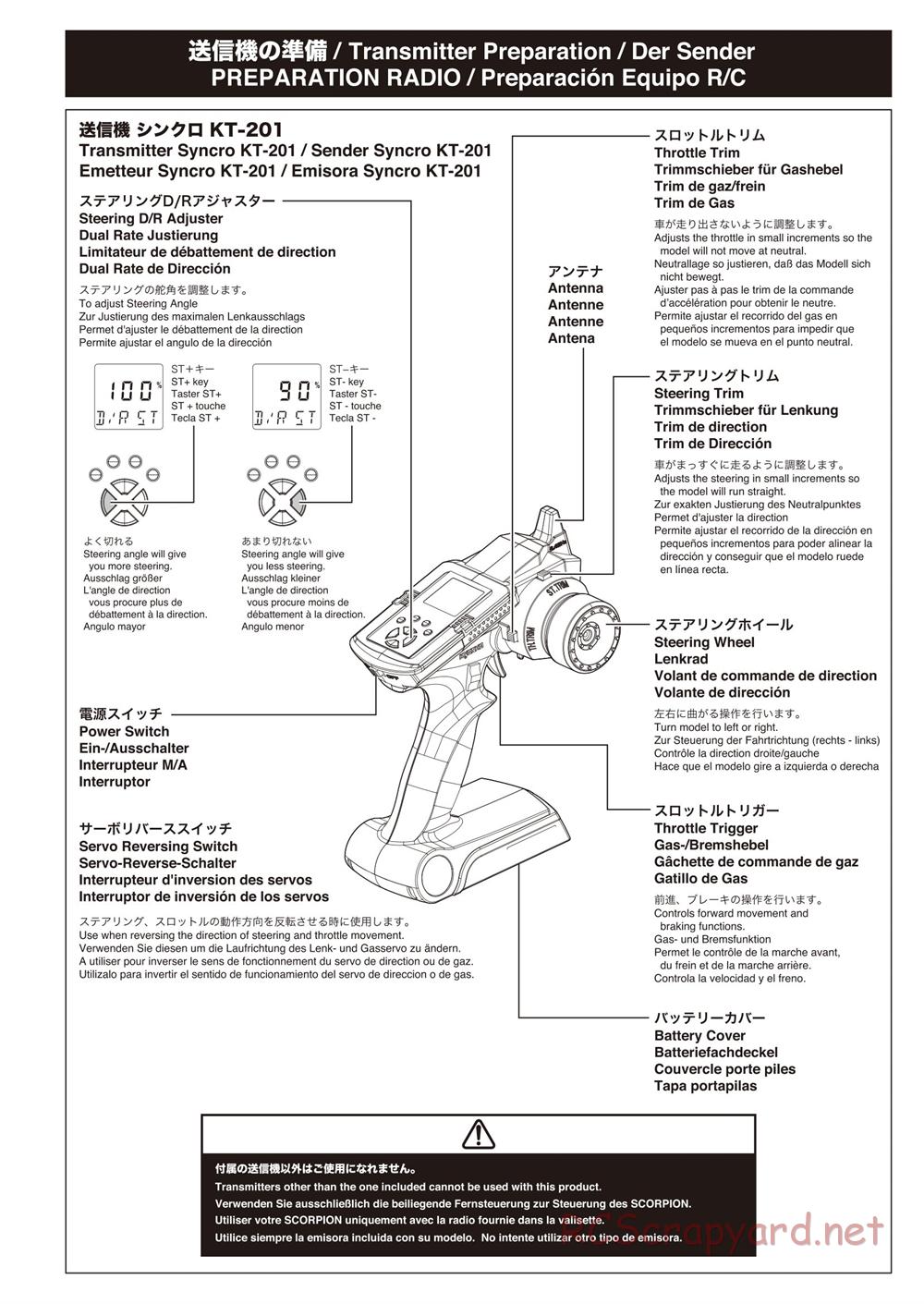 Kyosho - Scorpion B-XXL GP - Manual - Page 7