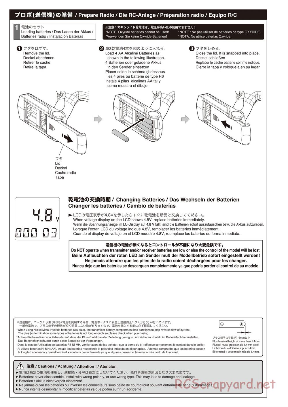 Kyosho - Scorpion B-XXL GP - Manual - Page 8