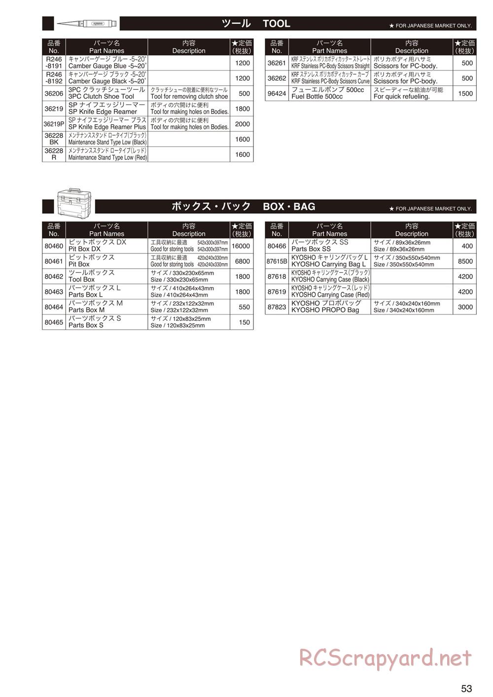Kyosho - Inferno MP9 TKI4 - Manual - Page 52