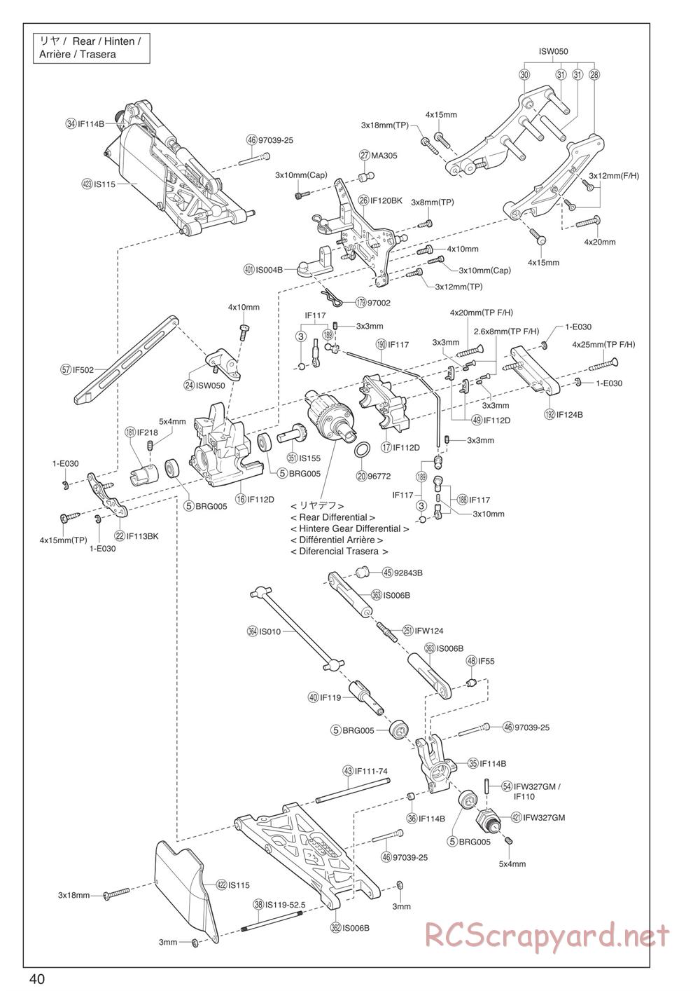 Kyosho - Inferno NEO ST Race Spec - Exploded Views - Page 5