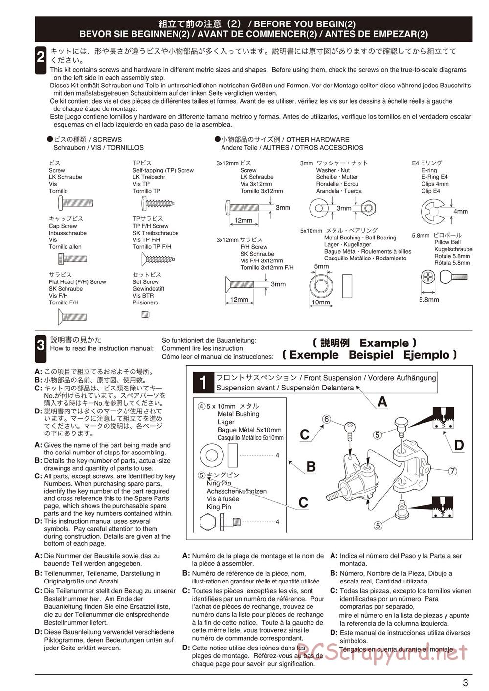 Kyosho - Inferno NEO ST Race Spec - Manual - Page 3