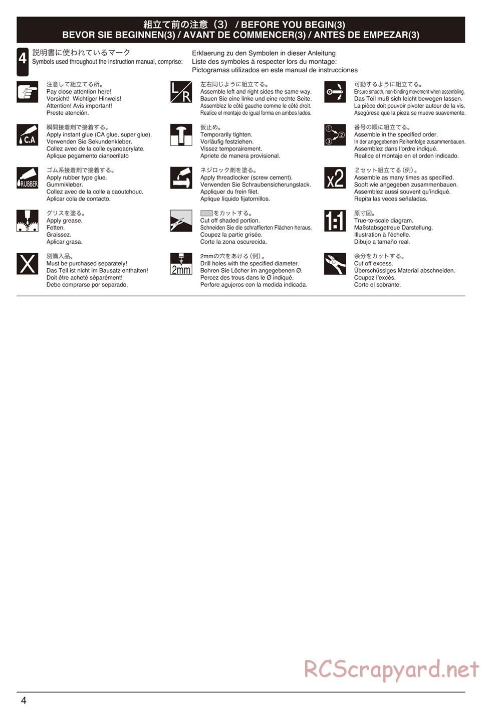 Kyosho - Inferno NEO ST Race Spec - Manual - Page 4