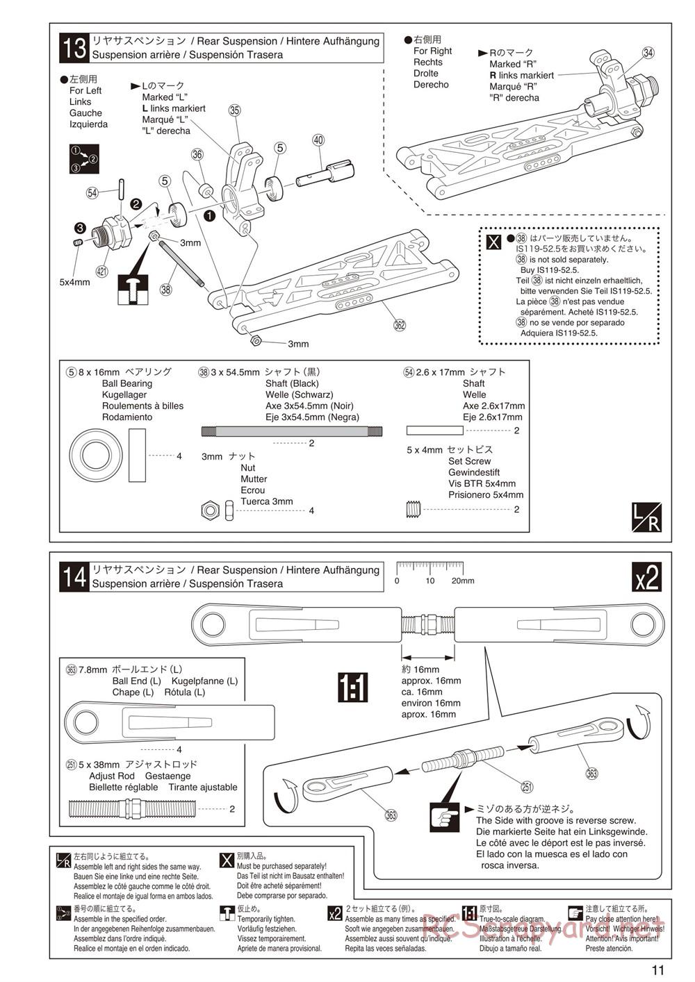 Kyosho - Inferno NEO ST Race Spec - Manual - Page 11