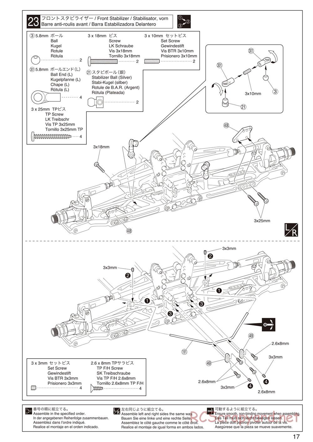 Kyosho - Inferno NEO ST Race Spec - Manual - Page 17