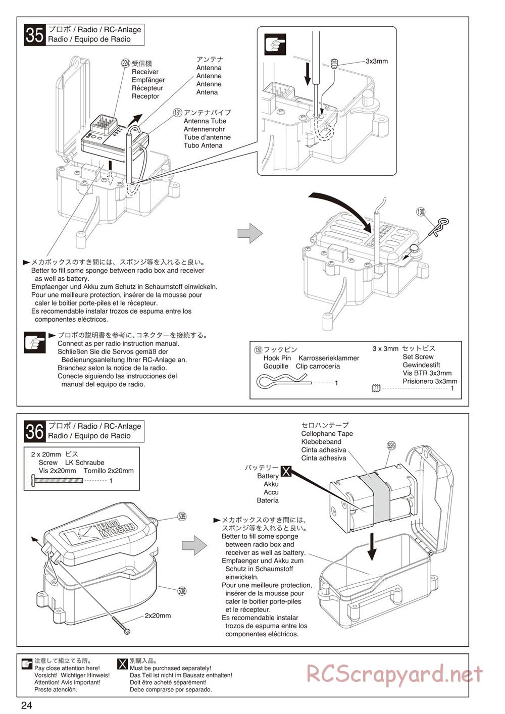 Kyosho - Inferno NEO ST Race Spec - Manual - Page 24