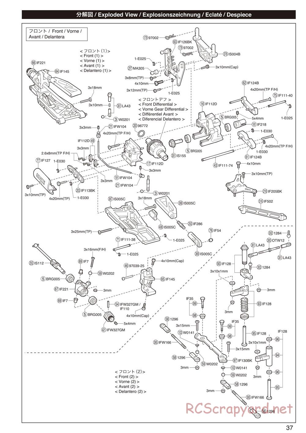 Kyosho - Inferno NEO ST Race Spec - Manual - Page 37