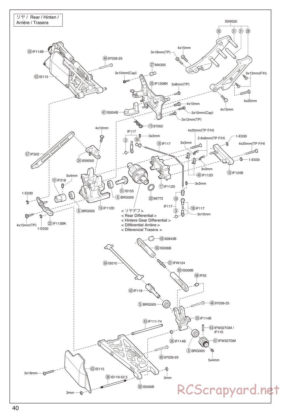 Kyosho - Inferno NEO ST Race Spec - Manual - Page 40