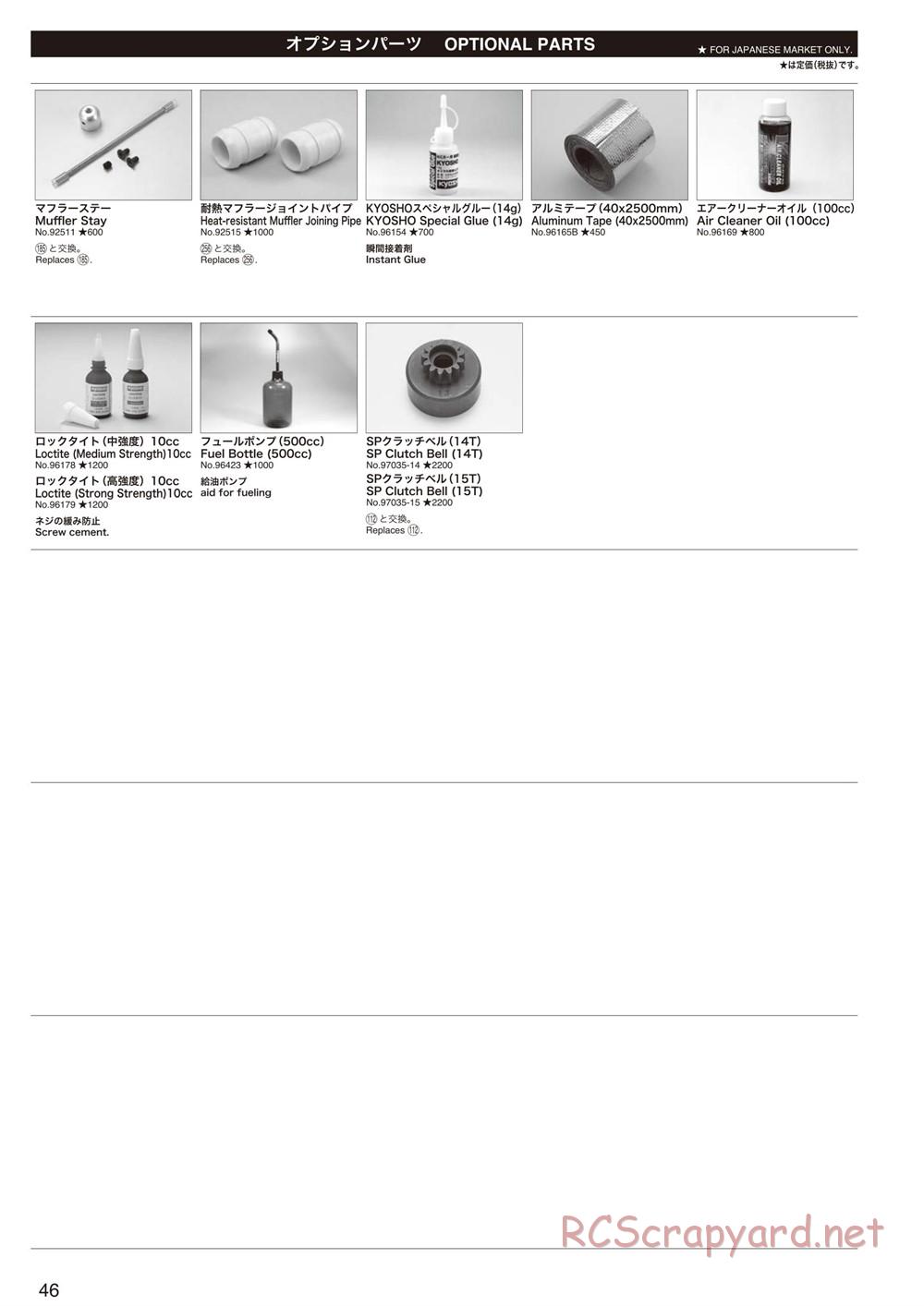 Kyosho - Inferno NEO ST Race Spec - Manual - Page 46