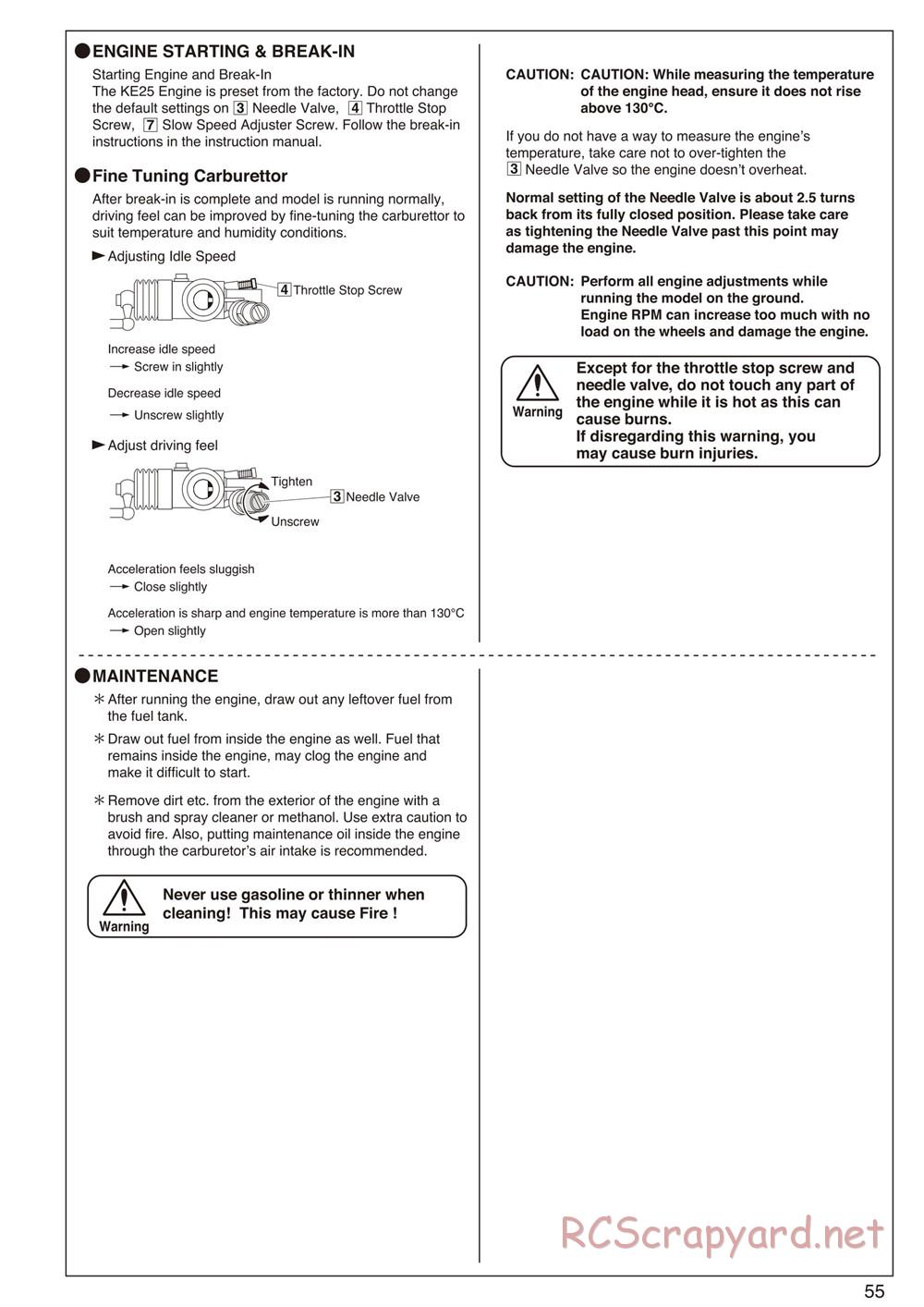 Kyosho - Inferno NEO ST Race Spec - Manual - Page 55