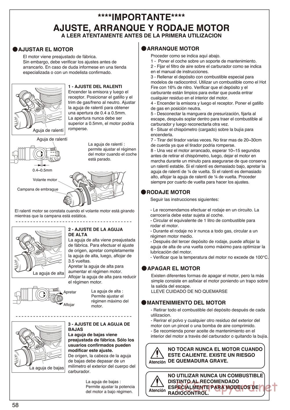 Kyosho - Inferno NEO ST Race Spec - Manual - Page 58
