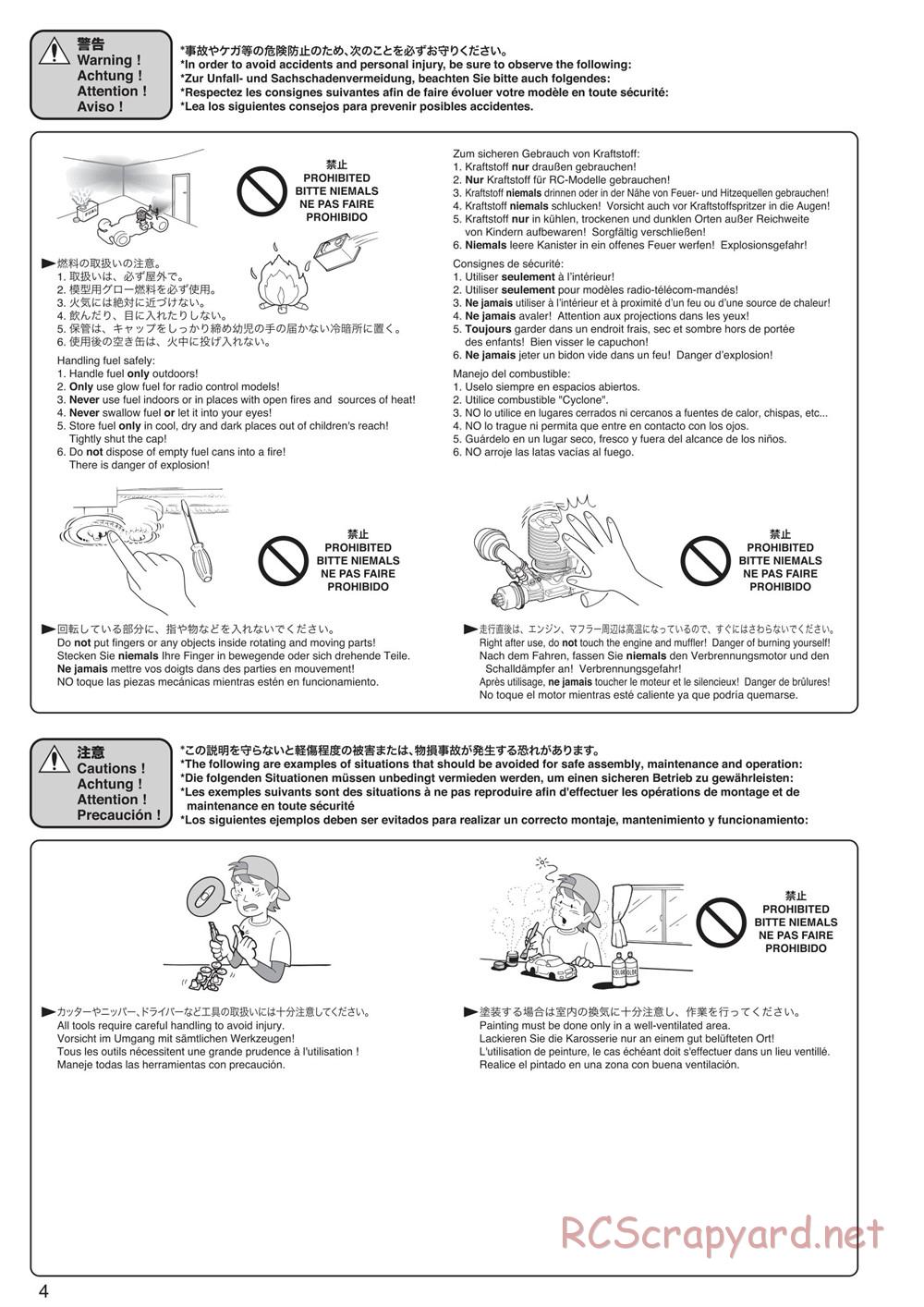 Kyosho - Inferno NEO ST Race Spec - Manual - Page 4