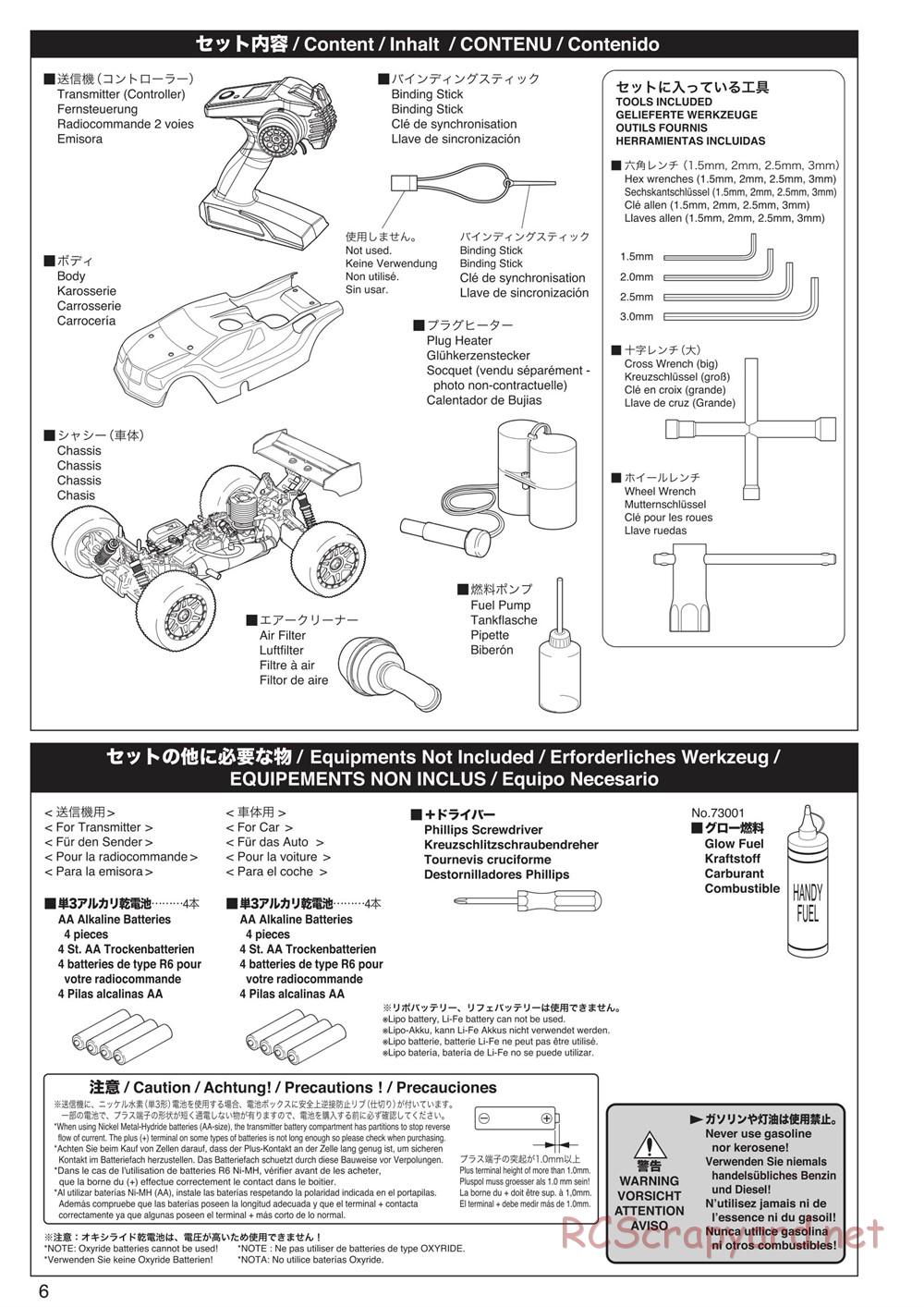 Kyosho - Inferno NEO ST Race Spec - Manual - Page 6