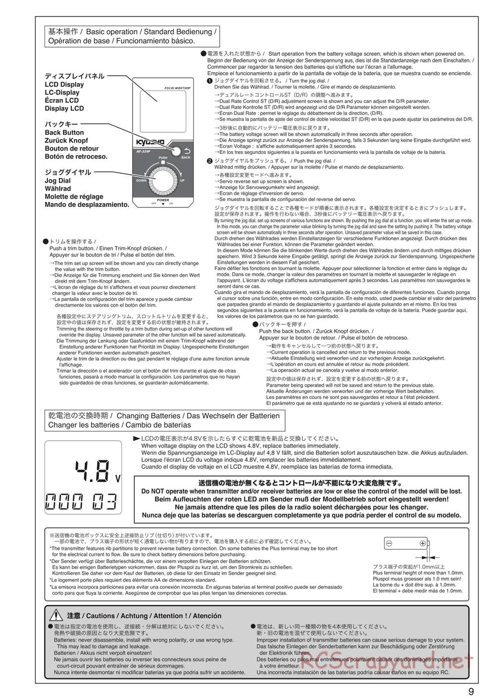 Kyosho - Inferno NEO ST Race Spec - Manual - Page 9