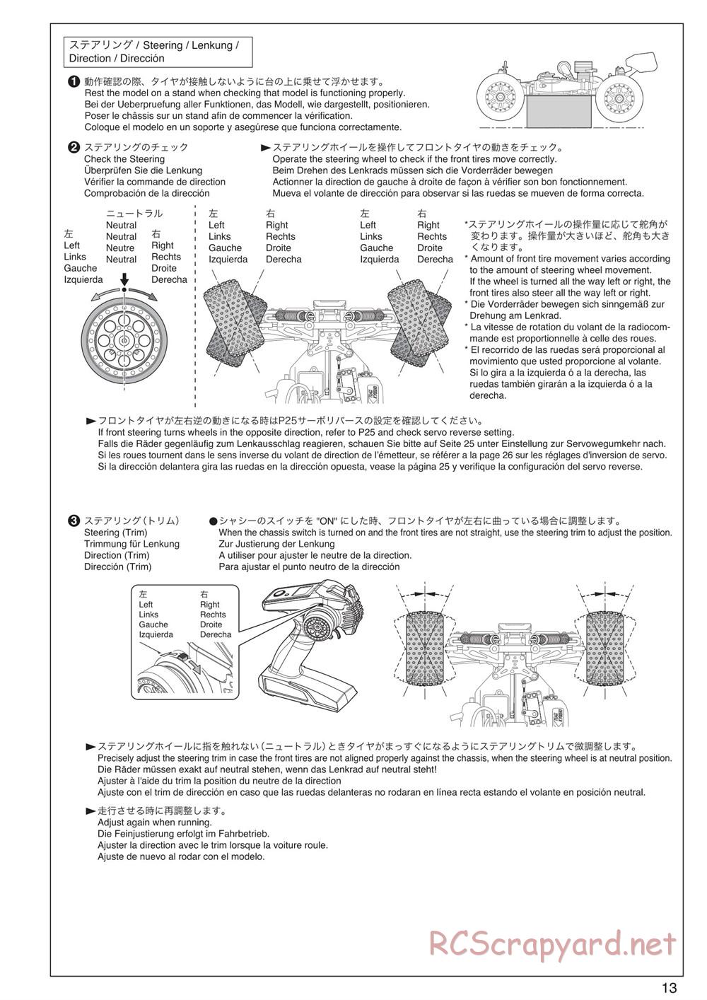 Kyosho - Inferno NEO ST Race Spec - Manual - Page 13