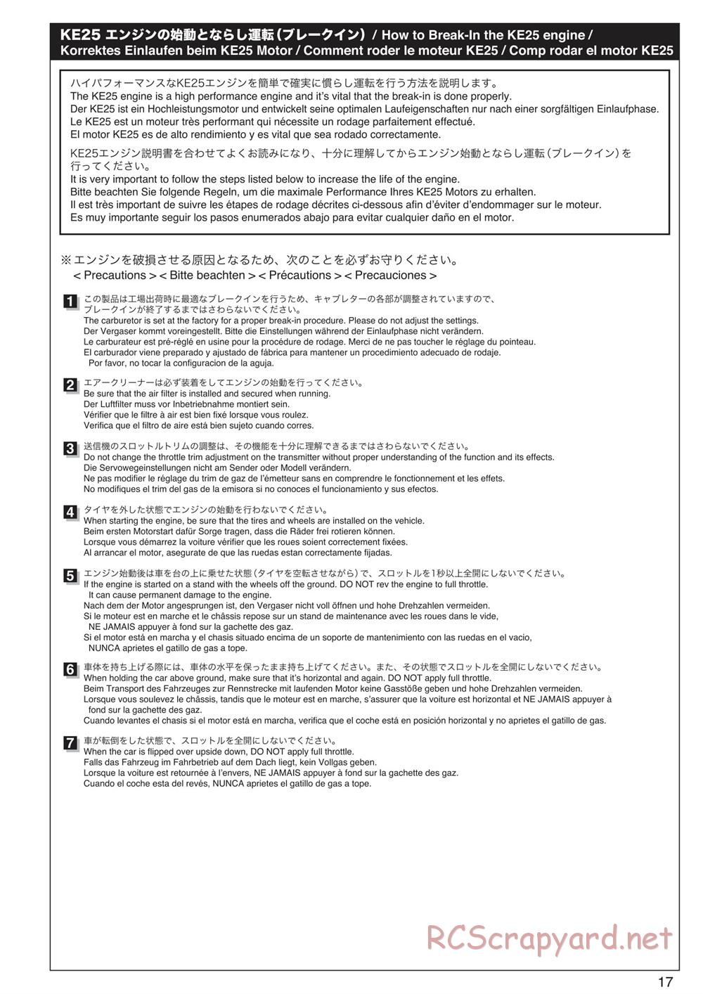 Kyosho - Inferno NEO ST Race Spec - Manual - Page 17