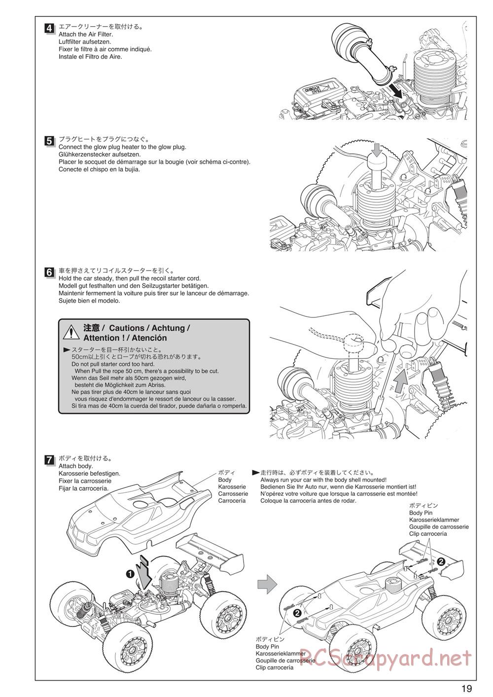 Kyosho - Inferno NEO ST Race Spec - Manual - Page 19