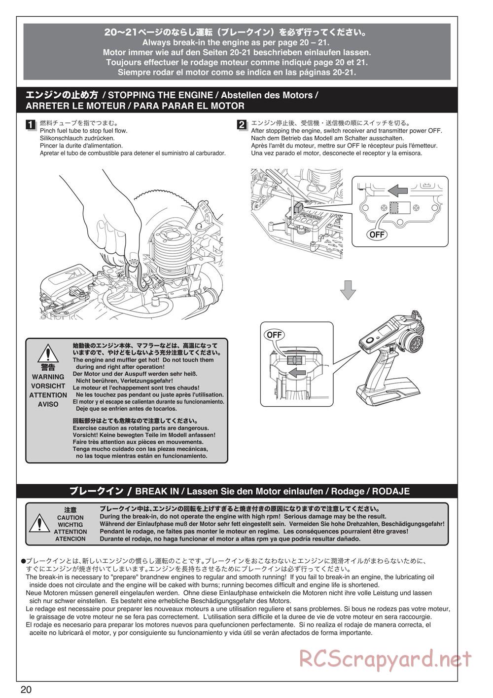 Kyosho - Inferno NEO ST Race Spec - Manual - Page 20