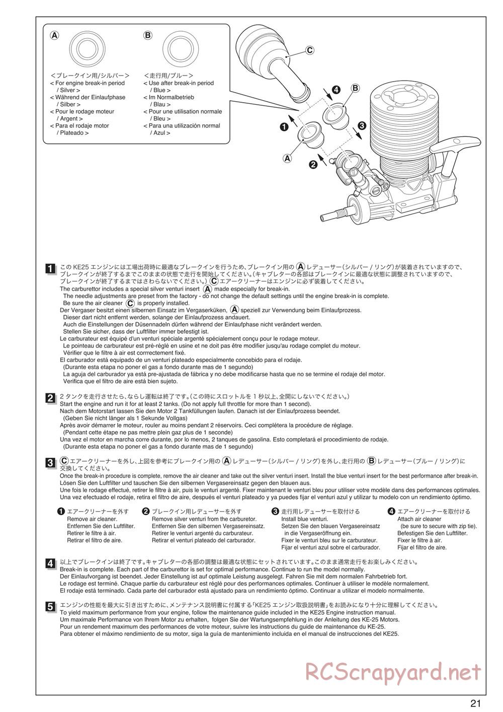 Kyosho - Inferno NEO ST Race Spec - Manual - Page 21