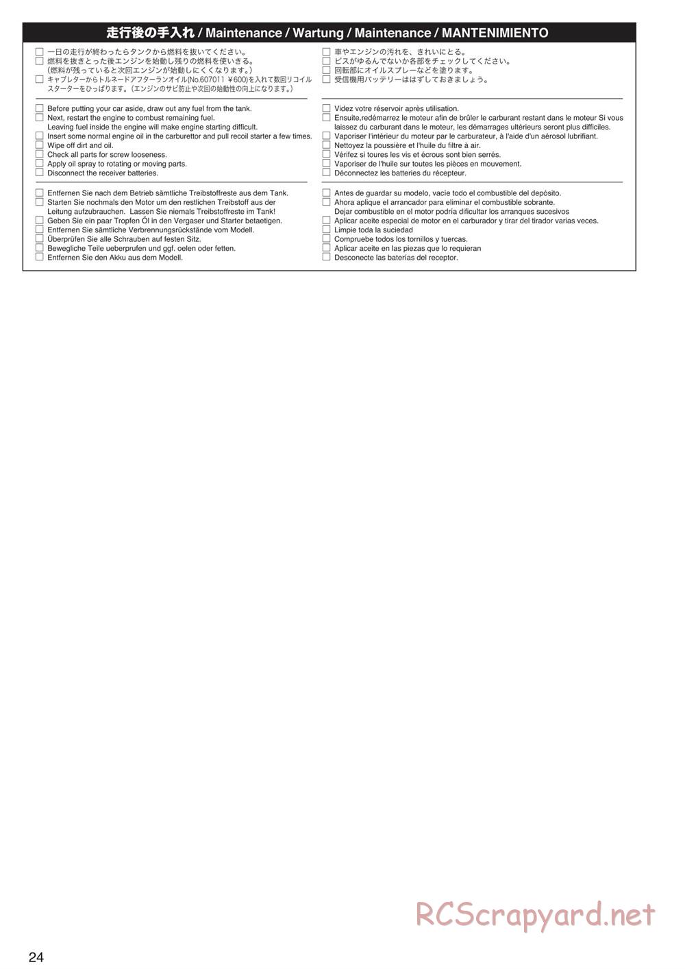 Kyosho - Inferno NEO ST Race Spec - Manual - Page 24