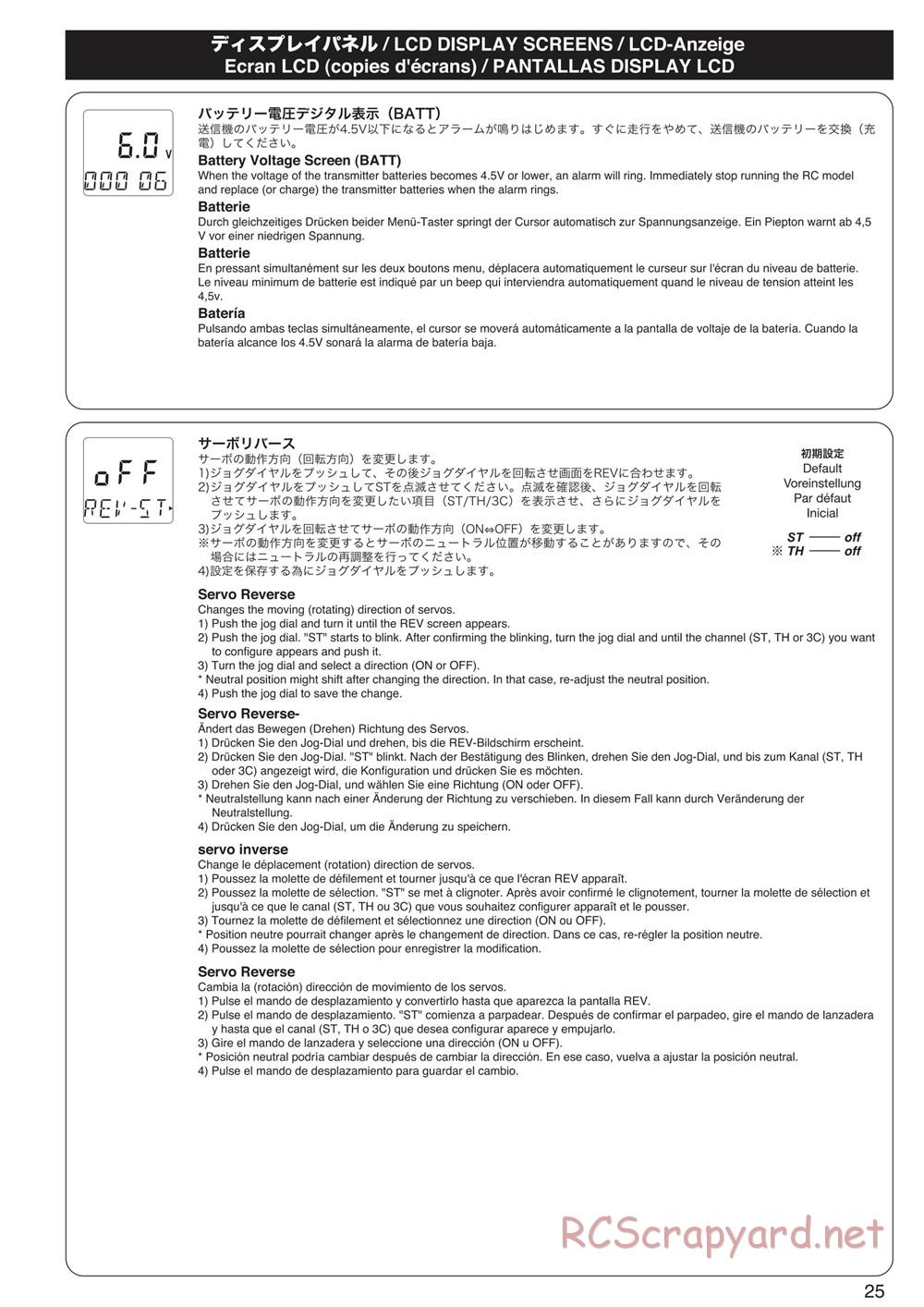 Kyosho - Inferno NEO ST Race Spec - Manual - Page 25