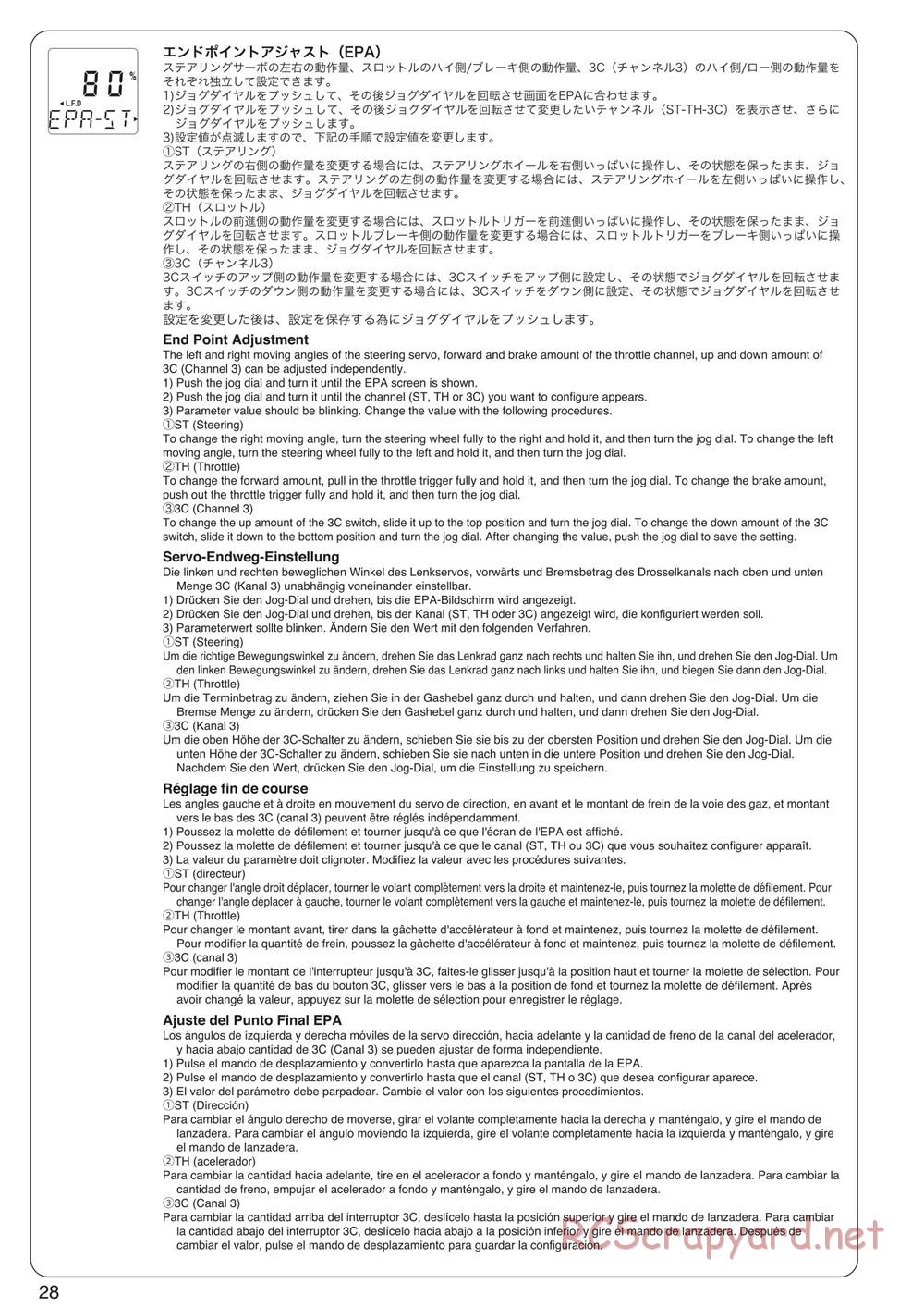 Kyosho - Inferno NEO ST Race Spec - Manual - Page 28