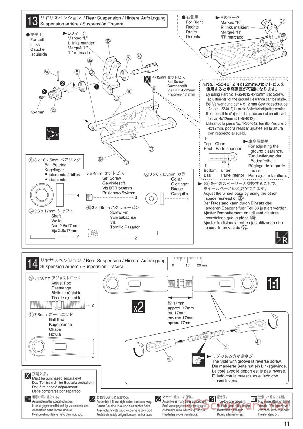 Kyosho - Inferno Neo 3.0 - Manual - Page 11