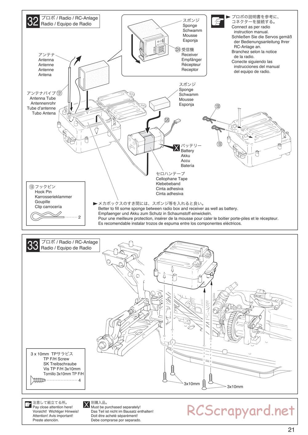 Kyosho - Inferno Neo 3.0 - Manual - Page 21