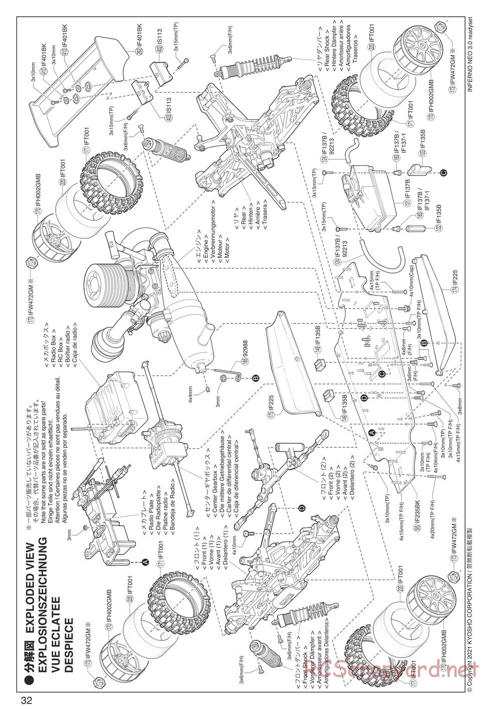 Kyosho - Inferno Neo 3.0 - Manual - Page 31