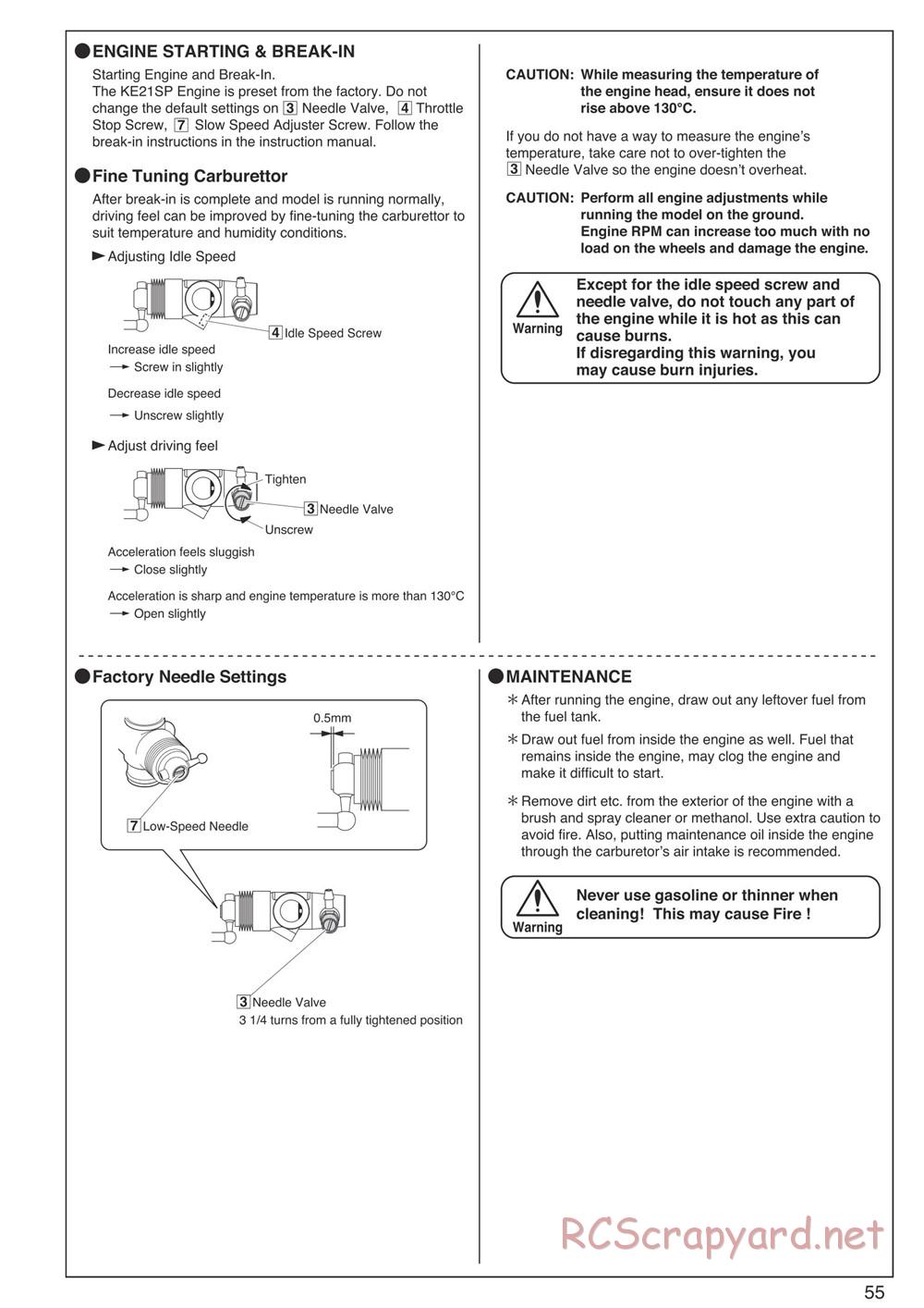 Kyosho - Inferno Neo 3.0 - Manual - Page 54