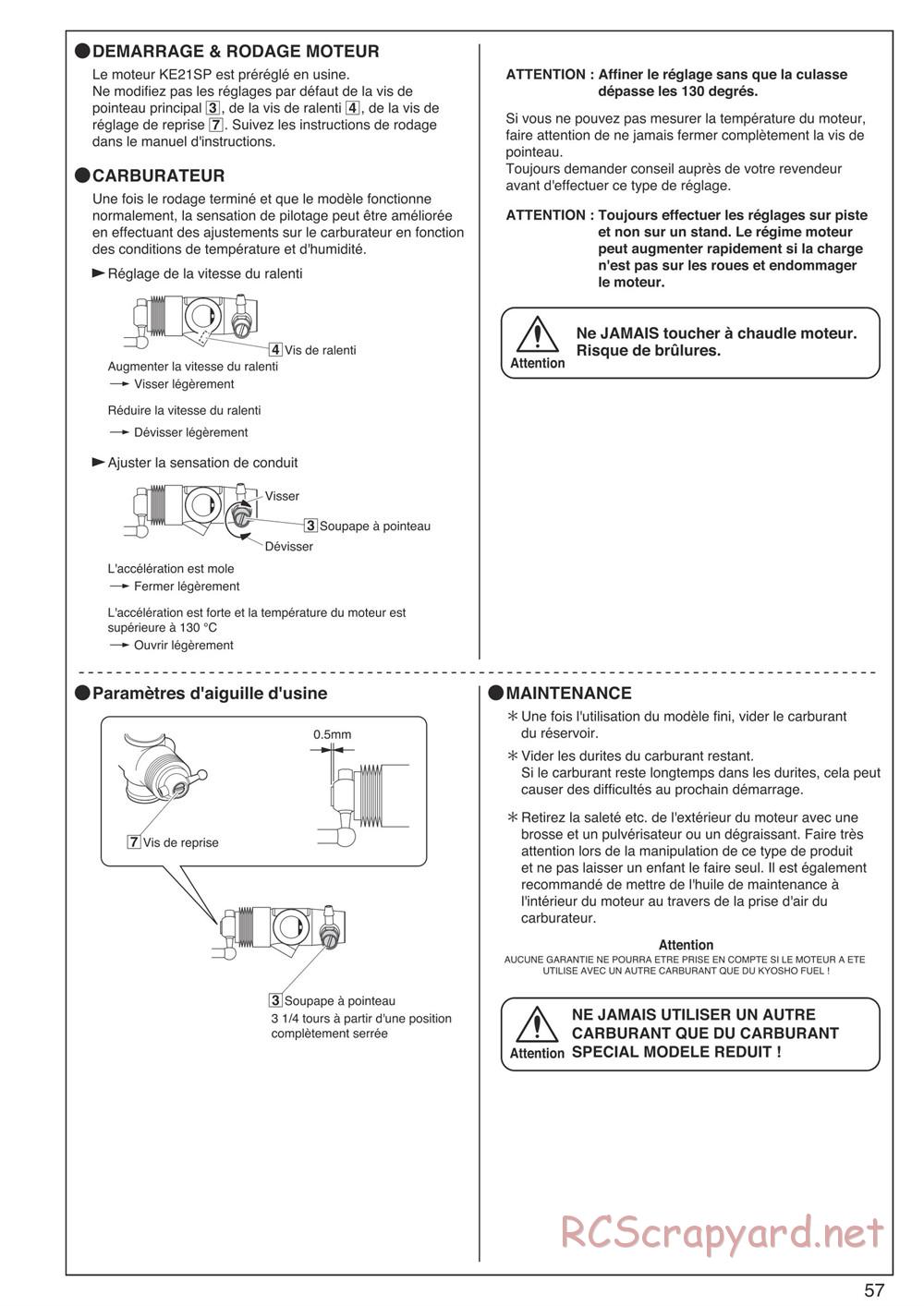 Kyosho - Inferno Neo 3.0 - Manual - Page 56