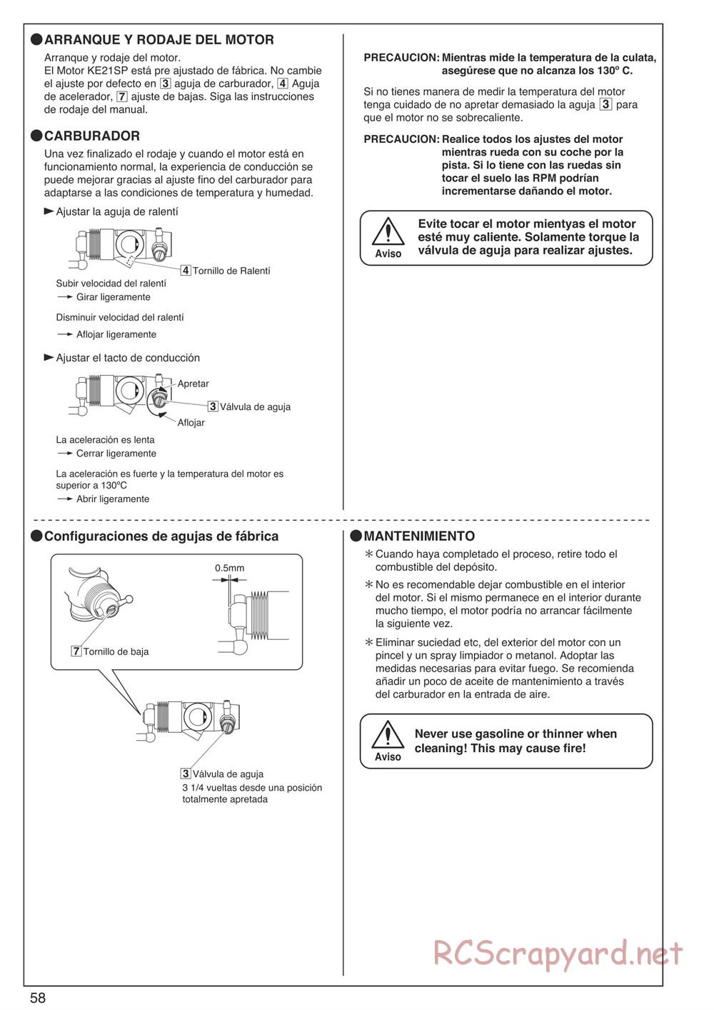 Kyosho - Inferno Neo 3.0 - Manual - Page 57