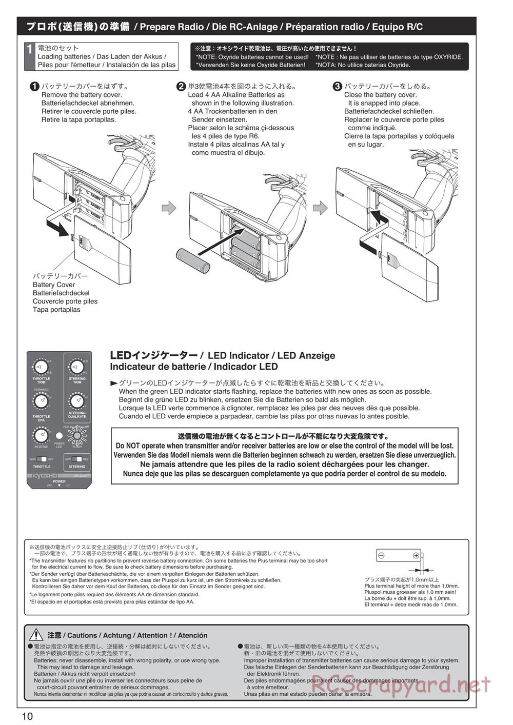 Kyosho - Inferno Neo 3.0 - Manual - Page 10