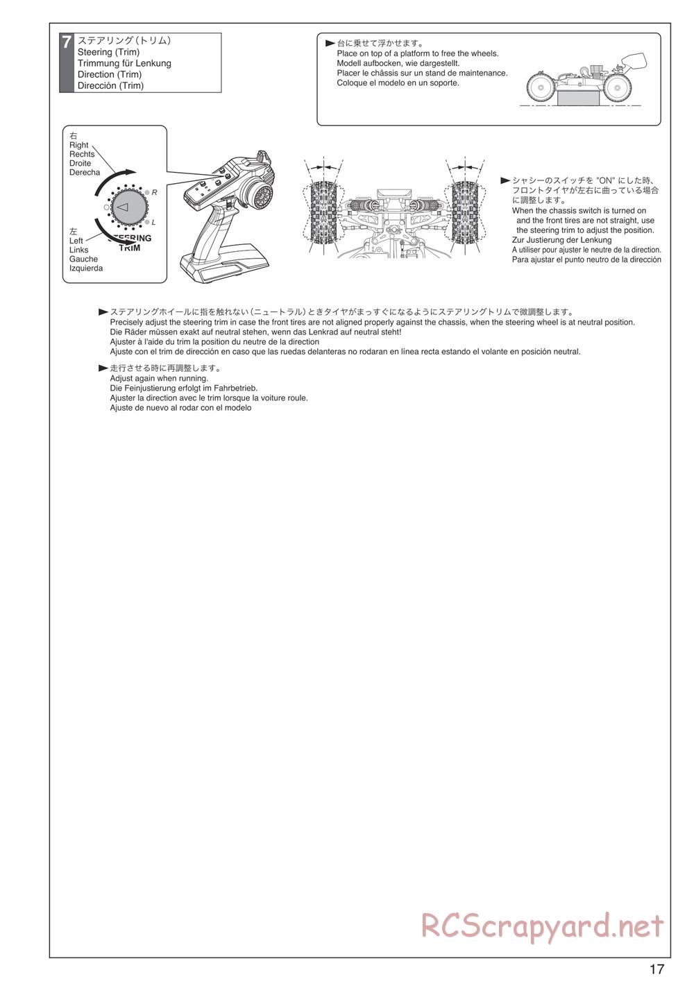 Kyosho - Inferno Neo 3.0 - Manual - Page 17