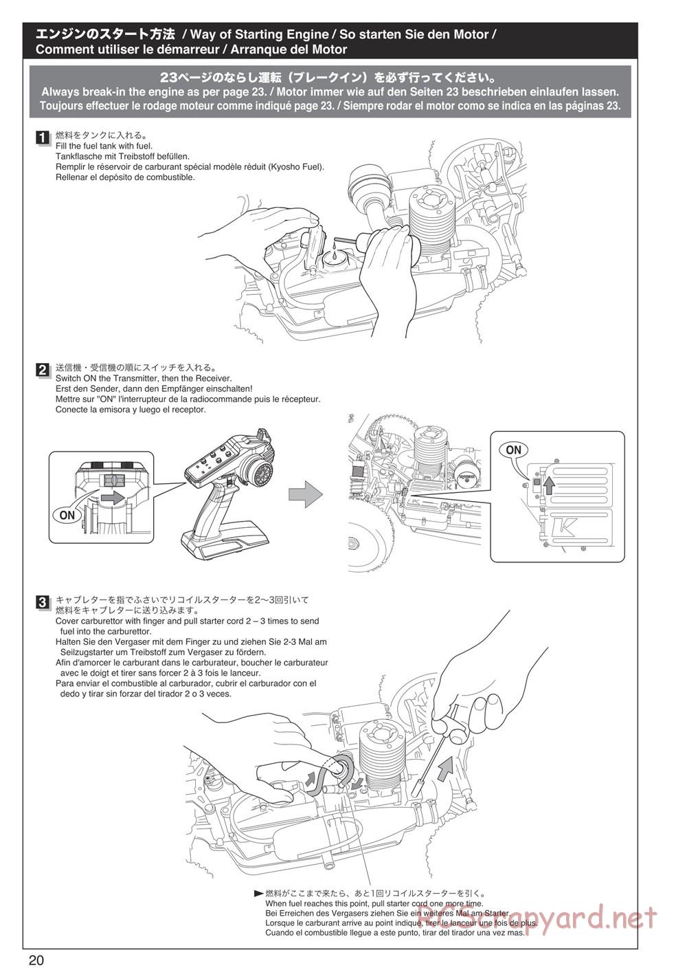 Kyosho - Inferno Neo 3.0 - Manual - Page 20