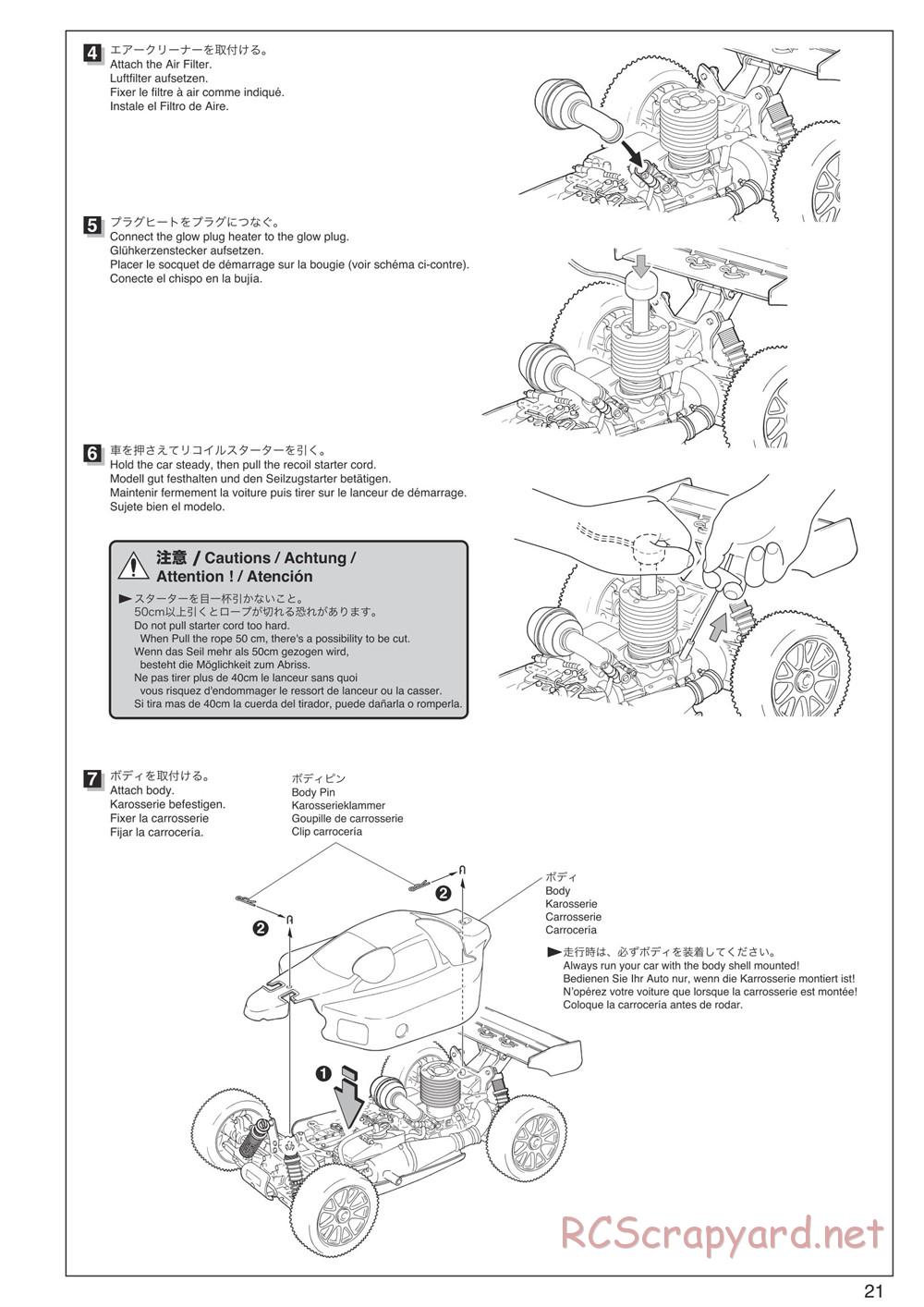 Kyosho - Inferno Neo 3.0 - Manual - Page 21