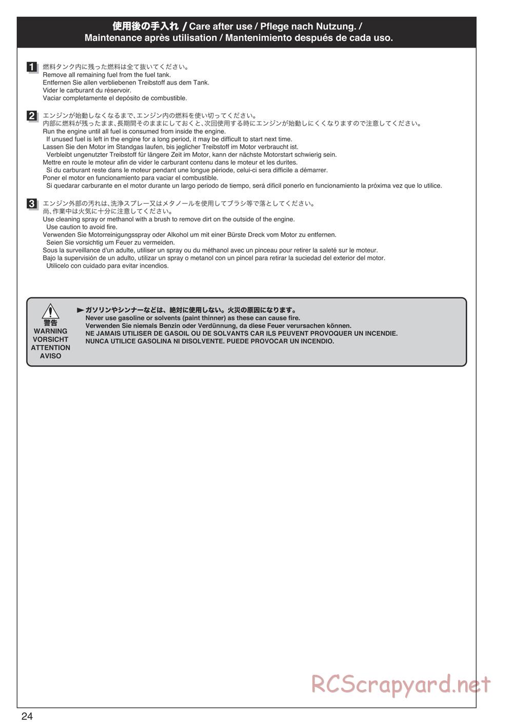 Kyosho - Inferno Neo 3.0 - Manual - Page 24