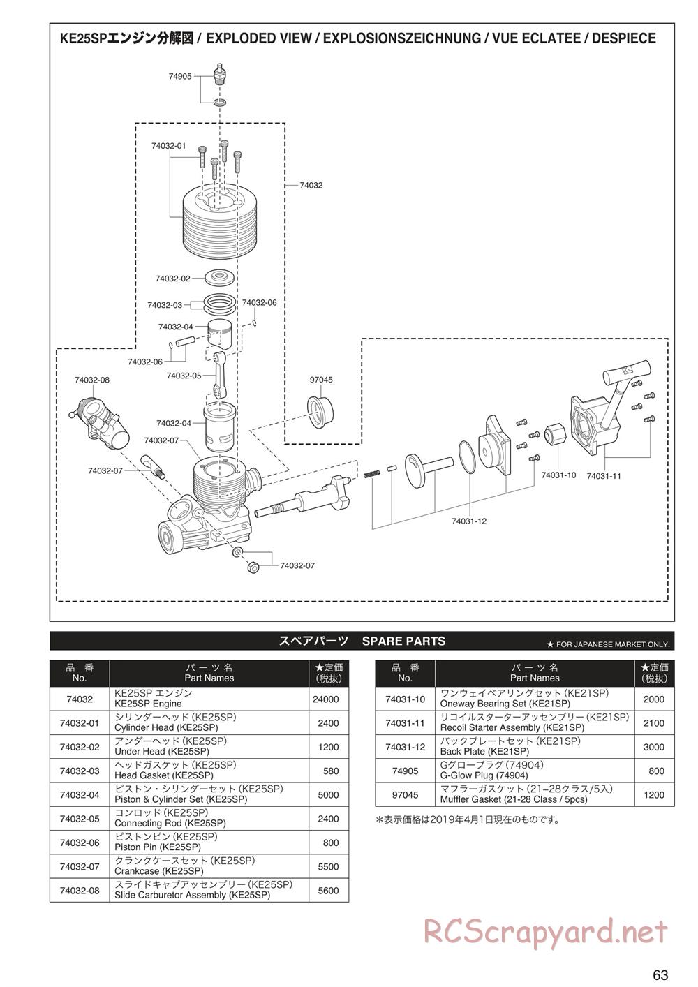 Kyosho - Inferno Neo ST 3.0 - Exploded Views - Page 7