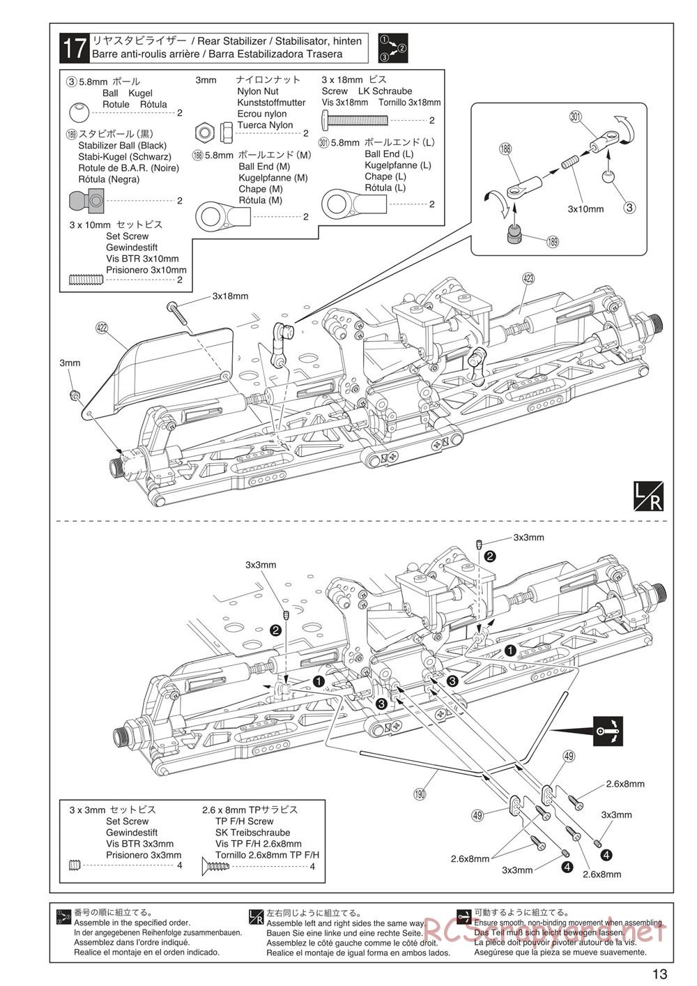 Kyosho - Inferno Neo ST 3.0 - Manual - Page 13